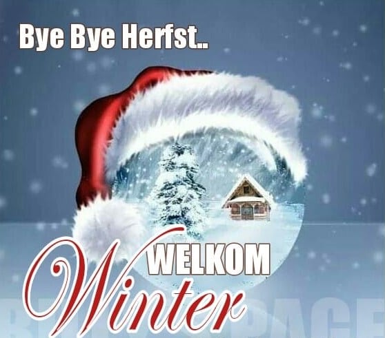 Bye Bye Herfst... Welkom Winter.