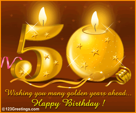 Wishing you many golden years ahead... Happy Birthday!