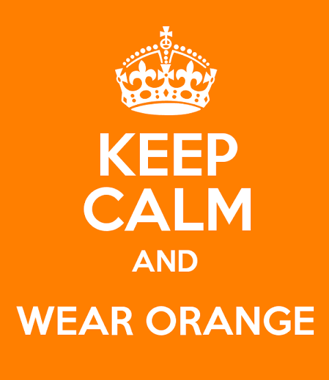Keep Calm and Wear Orange