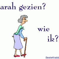 Sarah gezien? wie...