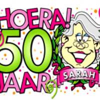 Hoera! 50 jaar Sarah