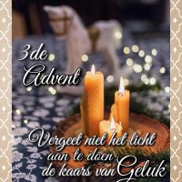 3de Advent. Vergeet...