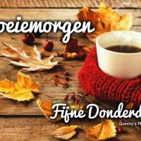 Goeiemorgen. Fijne...