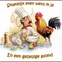 Smakelijk eten wens...