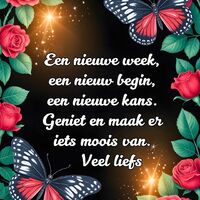 Een nieuwe week...