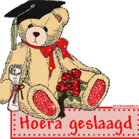 Hoera geslaagd