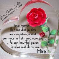 Lieve mama Ik hoop...