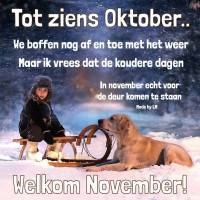 Tot ziens Oktober...