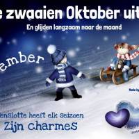 We zwaaien Oktober...