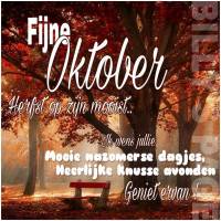 Fijne Oktober Herfst...