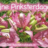 Fijne Pinksterdagen