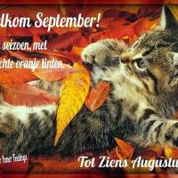 Welkom September!...