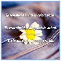 Gezondheid is het...