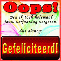 Oops! Ben ik toch...