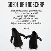 Goede vriendschap...