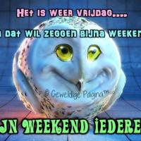 Het is weer...