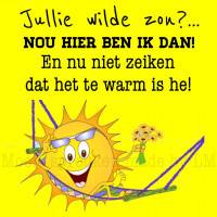 Jullie wilde zon ?...