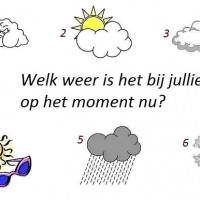 Welk weer is het bij...