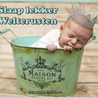 Slaap lekker...