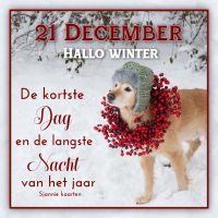 21 December - Hallo...