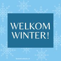 Welkom winter!