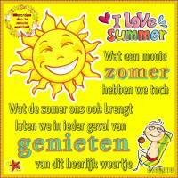 Wat een mooie zomer...