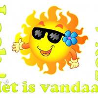 Lach! Het is vandaag...