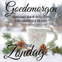 Goedemorgen. Vandaag...